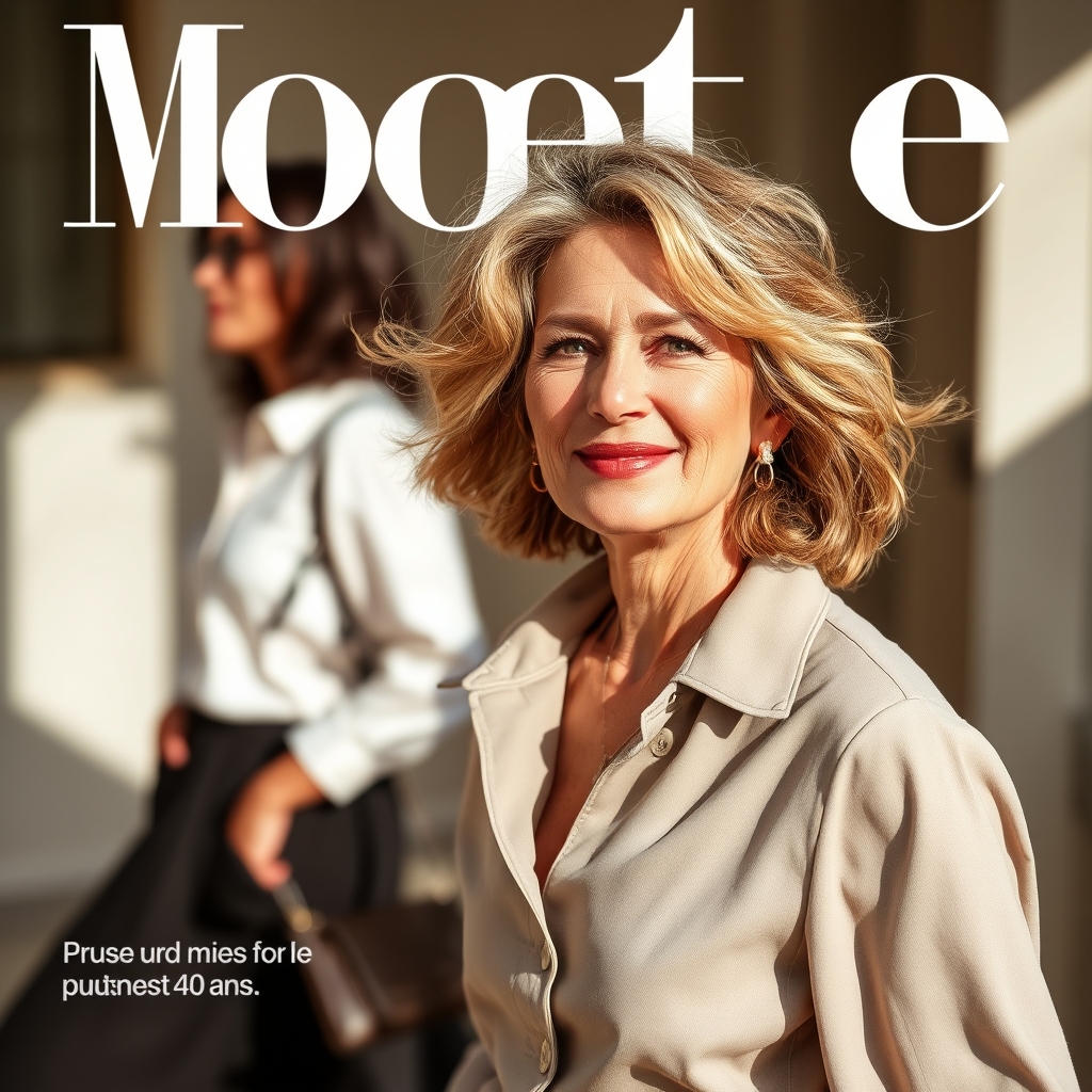 Photo : Les 10 tendances mode incontournables pour les femmes de plus de 40 ans en 2024